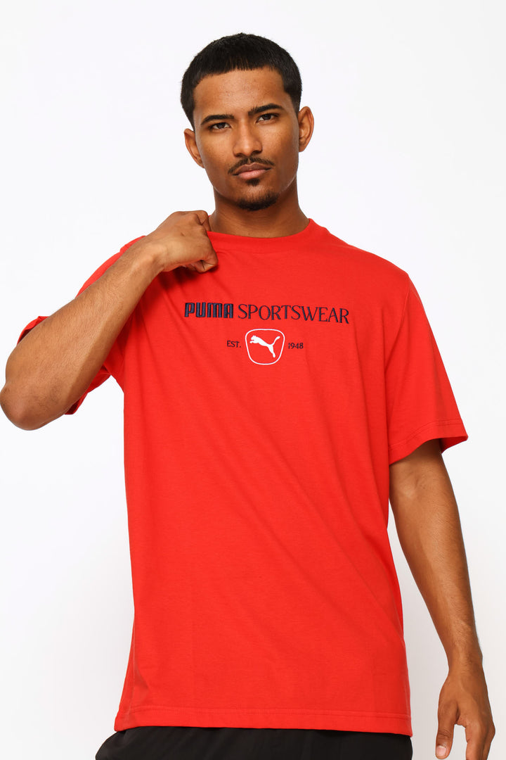 Class Graphic Tee - Red