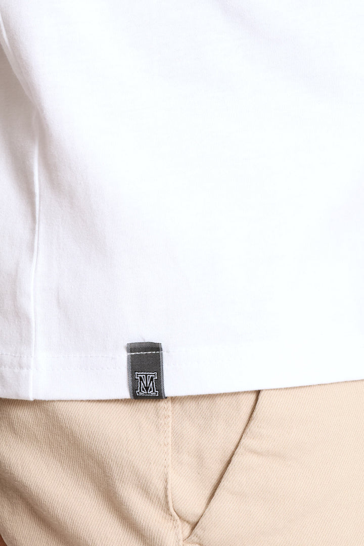 Heavy Weight Crew Neck Tee - White