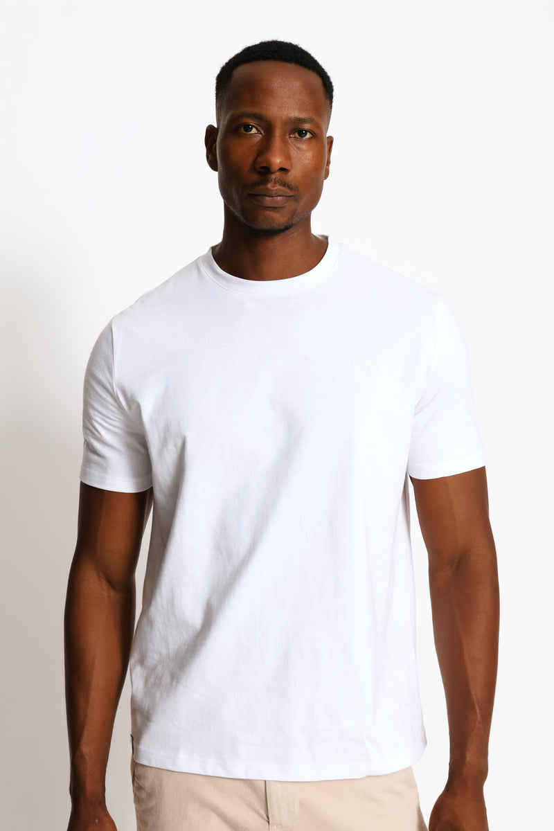 Heavy Weight Crew Neck Tee - White