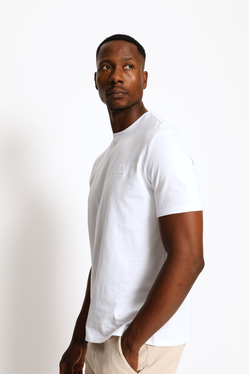 Heavy Weight Crew Neck Tee - White
