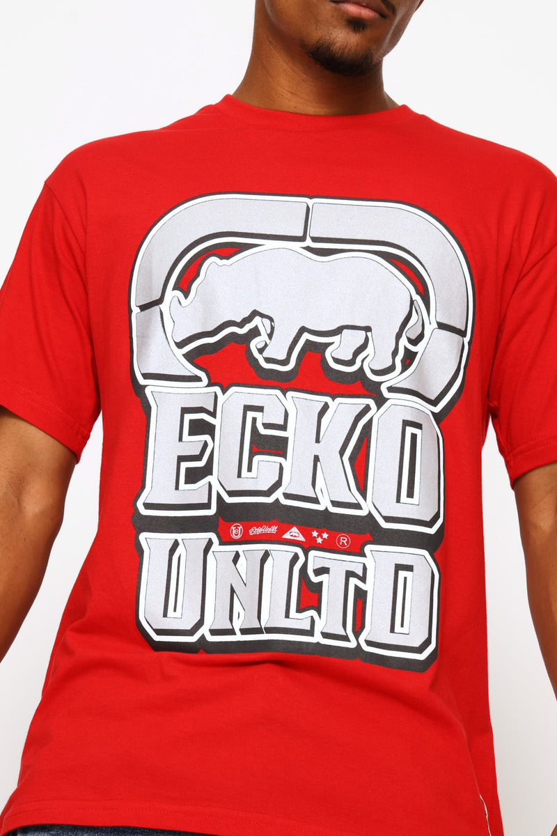 Big Foil Tee - Red