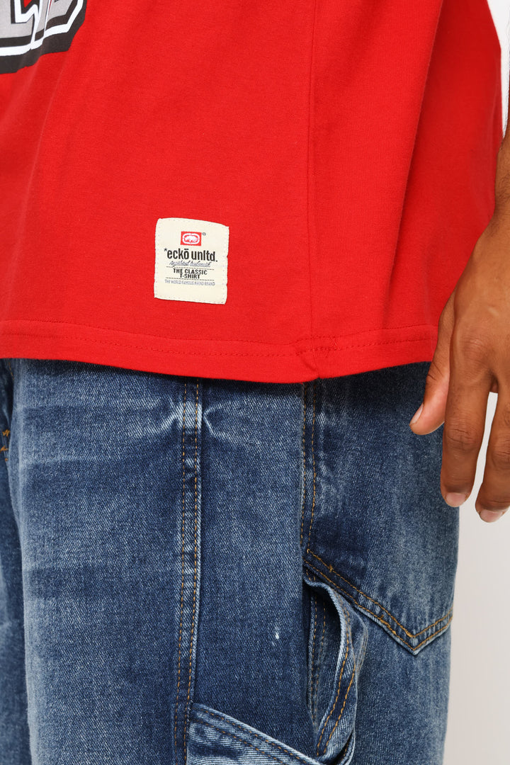Big Foil Tee - Red
