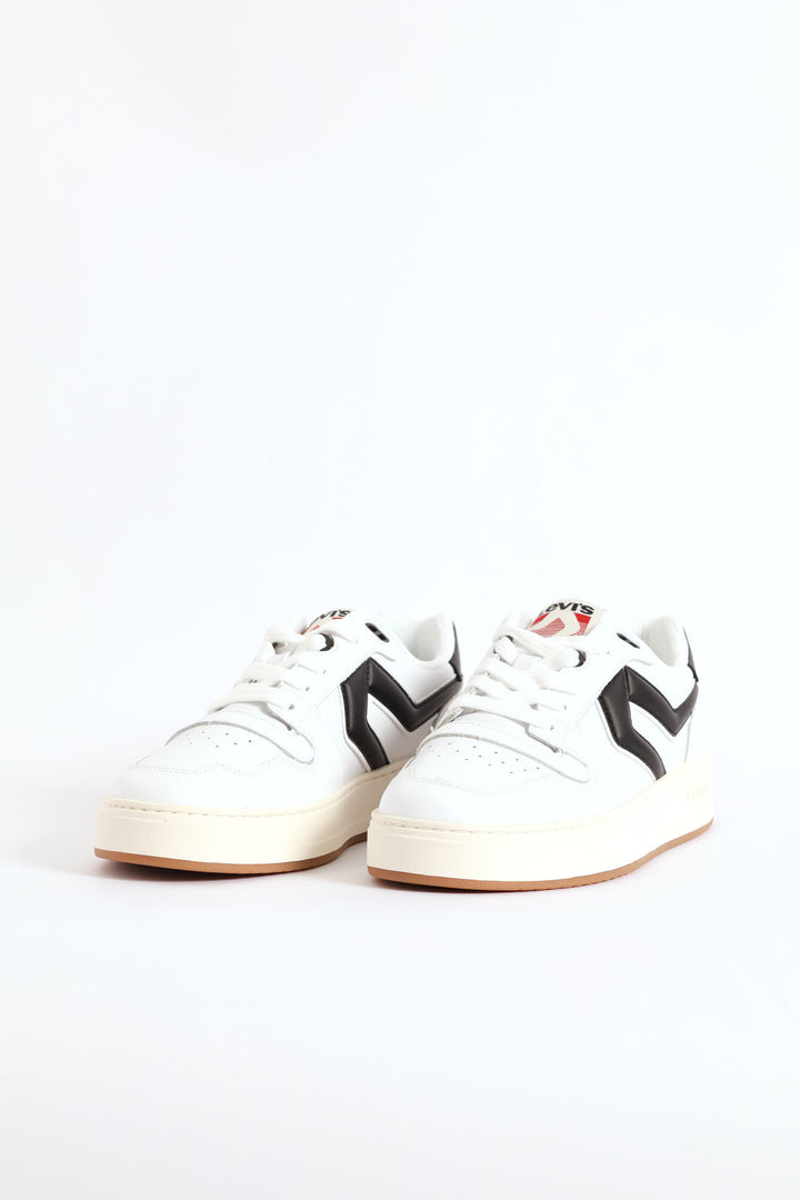 Glide Court Sneaker - White/Black