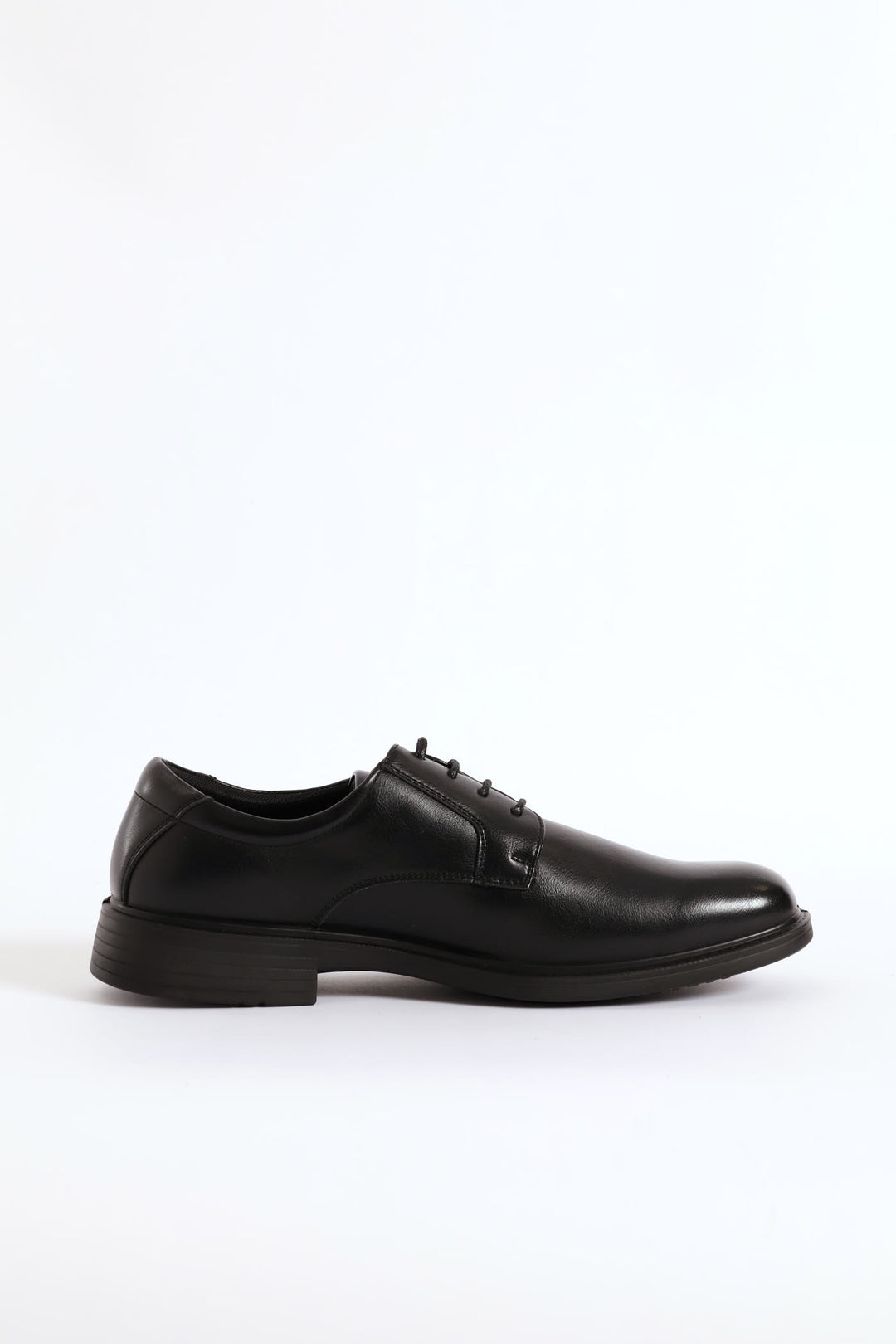 Wide Toe Formal Lace Up Shoe - Black
