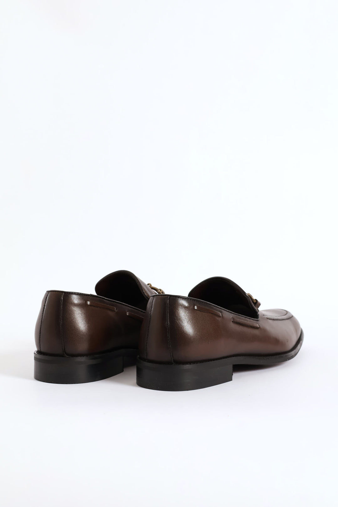 Leather Slip On Loafer - Brown