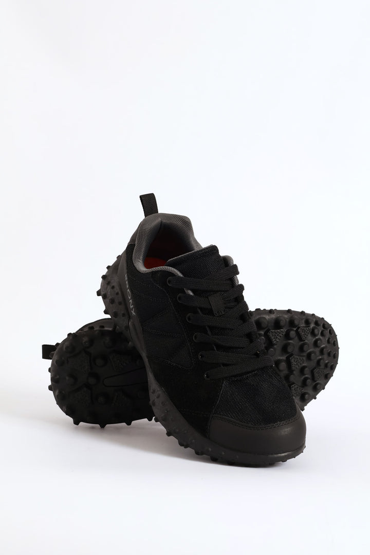 Chicago Trail Lace Up Shoe - Black