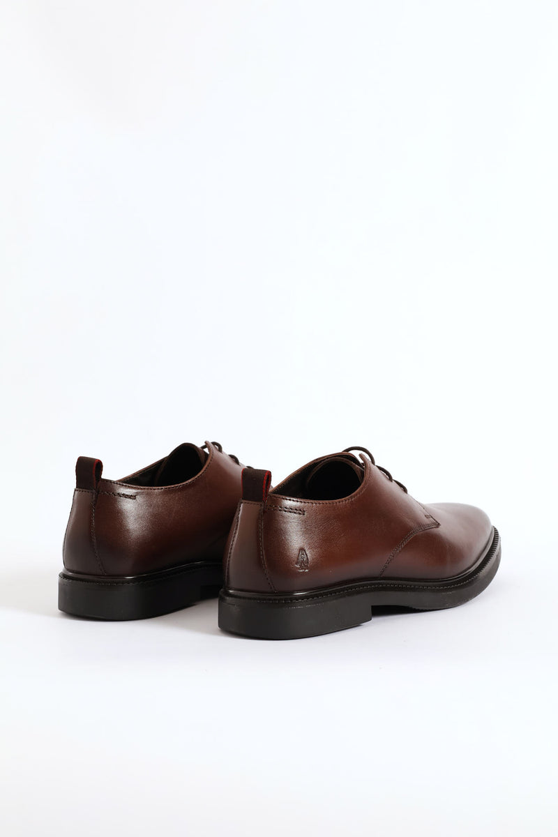 Jace Plain Toe Formal Derby Shoe - Brown