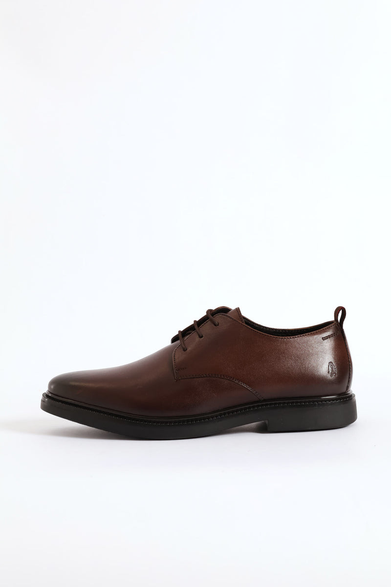 Jace Plain Toe Formal Derby Shoe - Brown