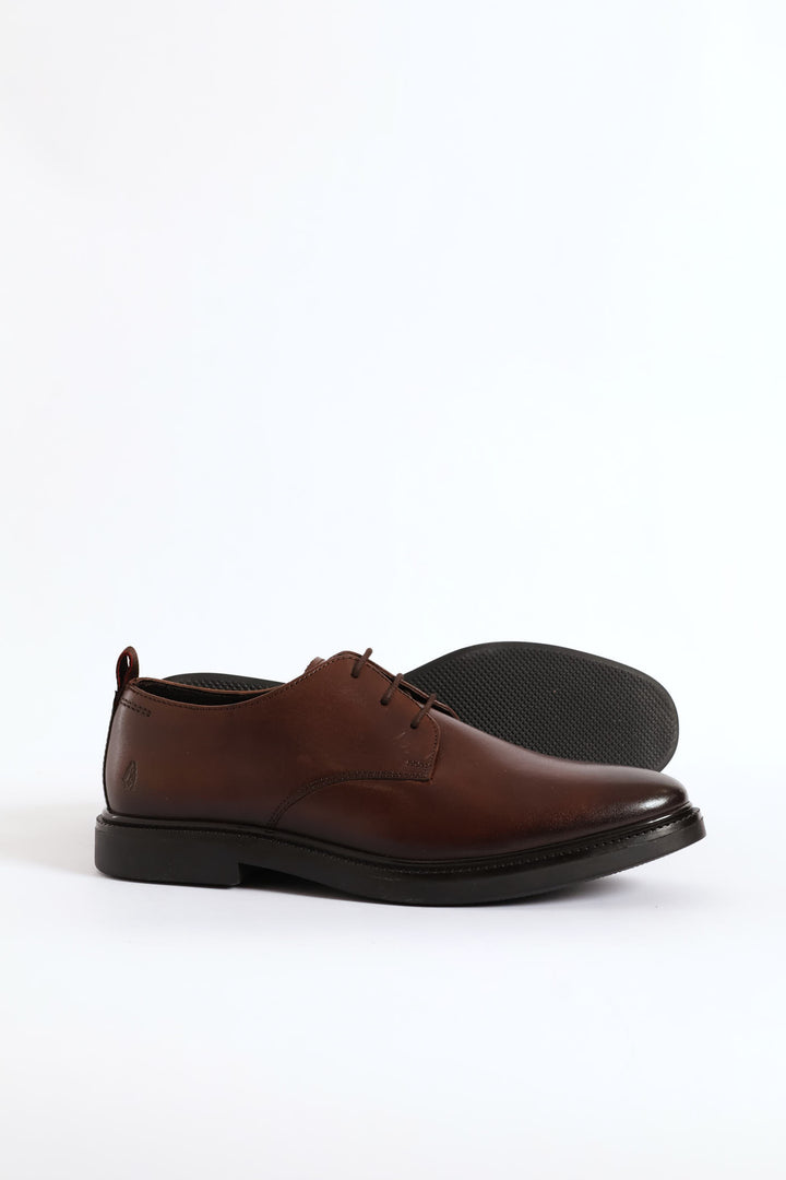 Jace Plain Toe Formal Derby Shoe - Brown