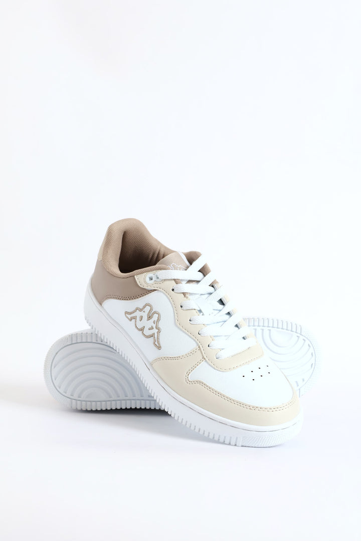 Logo Maserta Fashion Sneaker - White/Grey