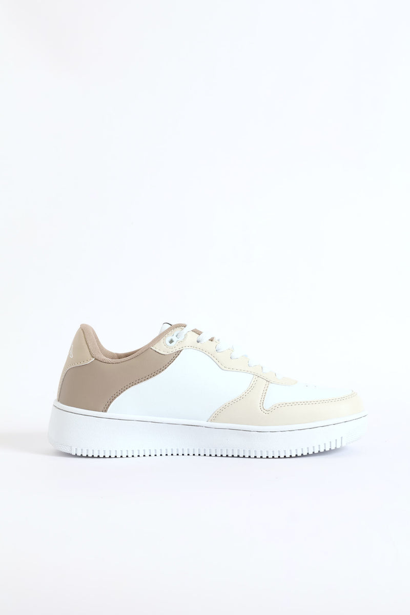 Logo Maserta Fashion Sneaker - White/Grey