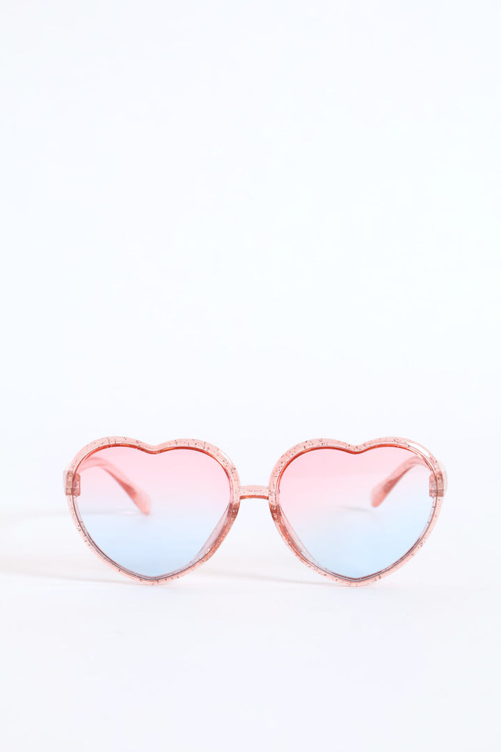 Girls Heart Ombre Sunnies - Multi