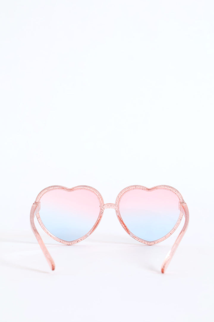Girls Heart Ombre Sunnies - Multi
