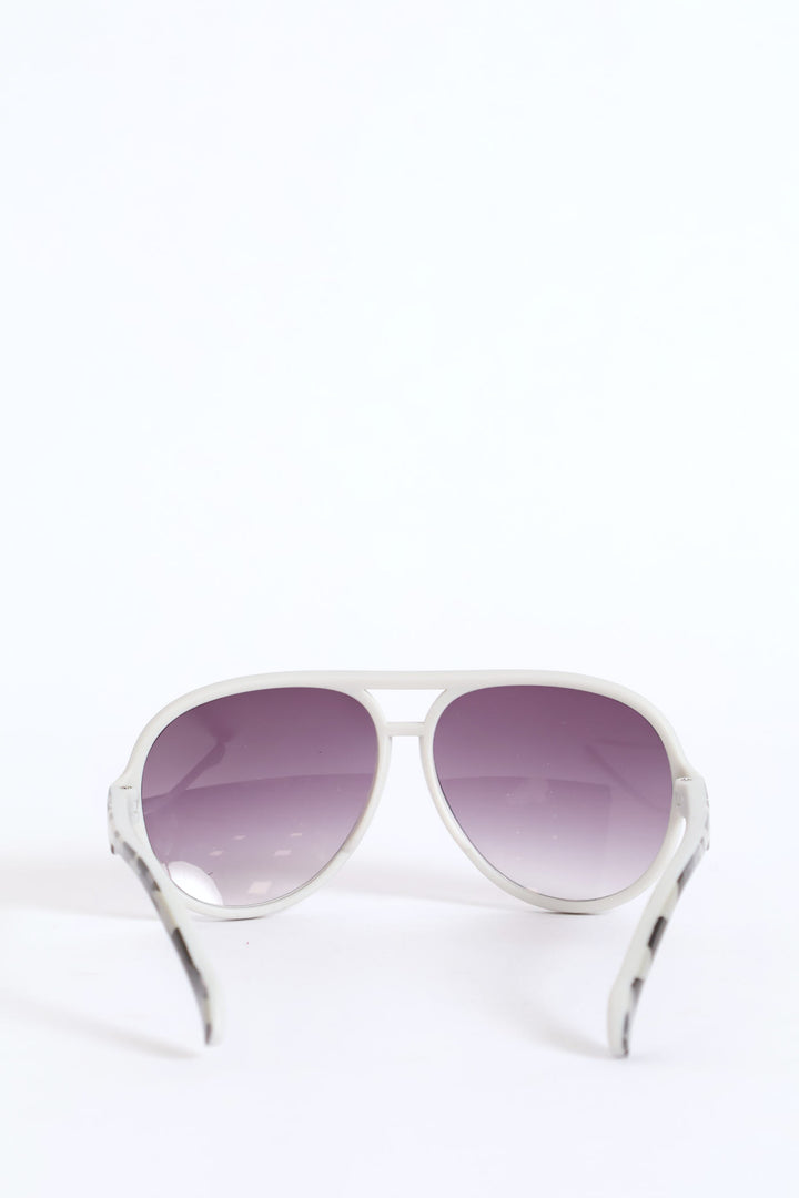 Pre-Boys Camo Retro Smoke Aviator Sunnies - Camo