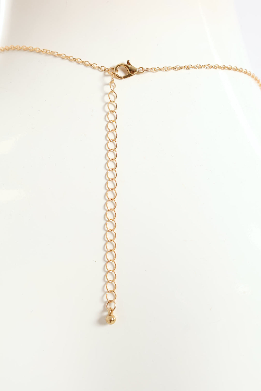 Diamante Floral Studs & Necklace Set - Gold