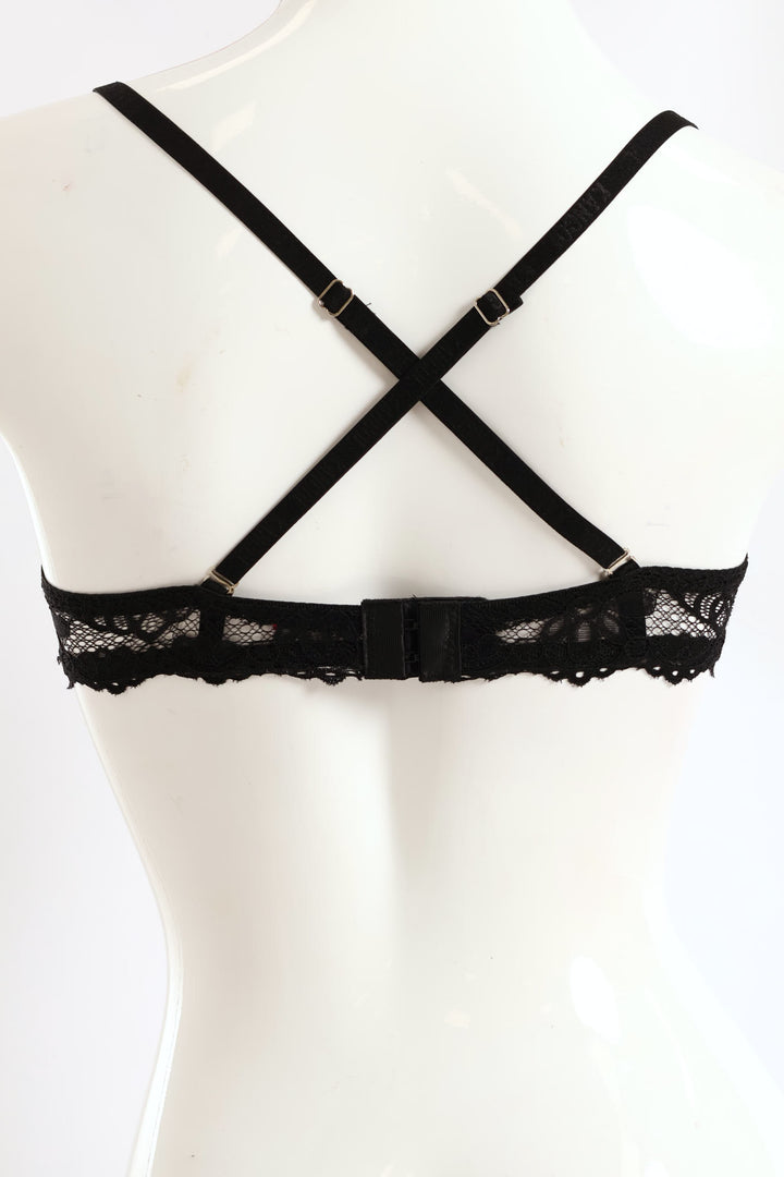 2 Pack Galloon Lace Multiway Bra - Teal/Black