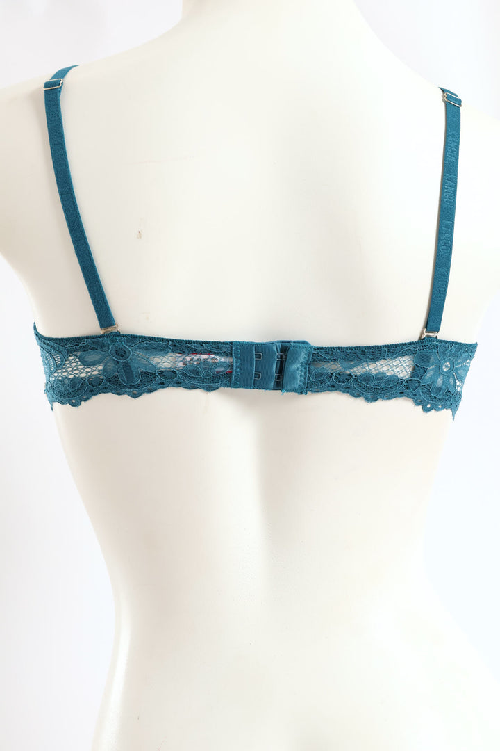 2 Pack Galloon Lace Multiway Bra - Teal/Black