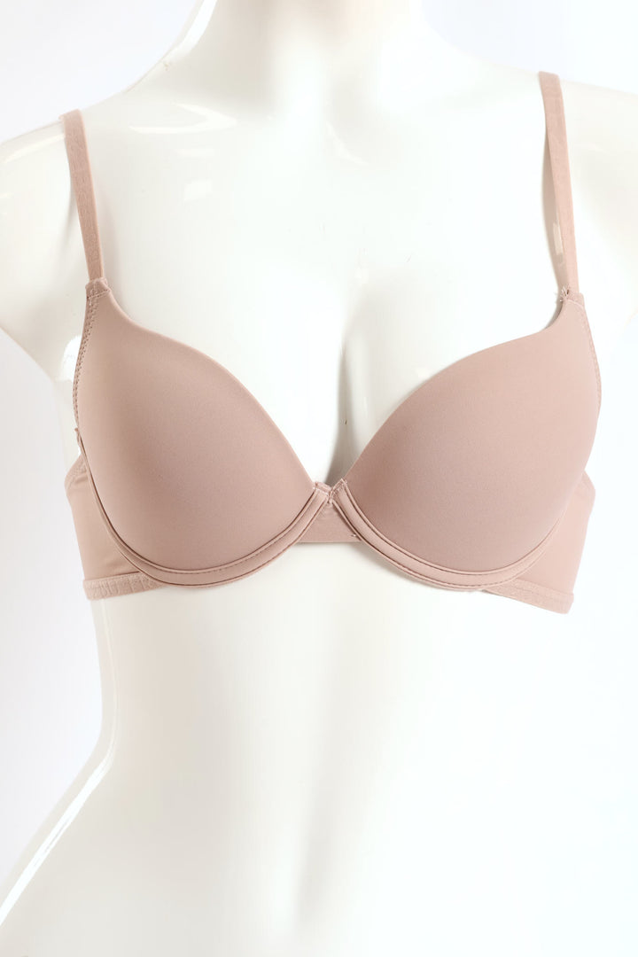 3 Pack T-Shirt Bra - Midnight/Latte/Vanilla