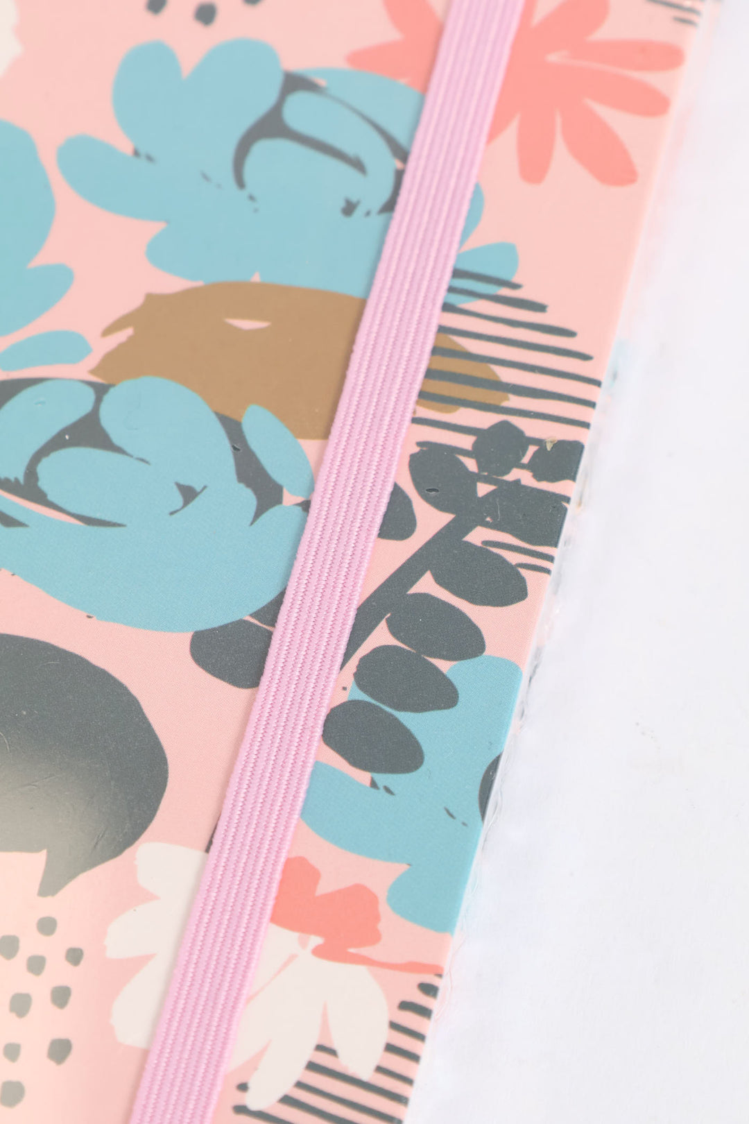 Floral Print 80 Page Notebook - Blush