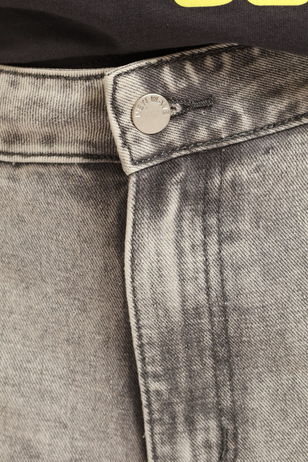 Girls Bellow Pocket Cargo Cropped Jean - Grey