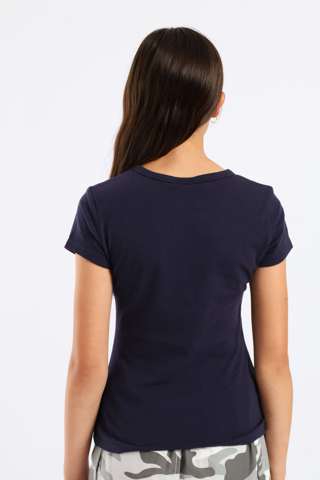 Girls Ny 64 Regular Fitted Tee - Navy