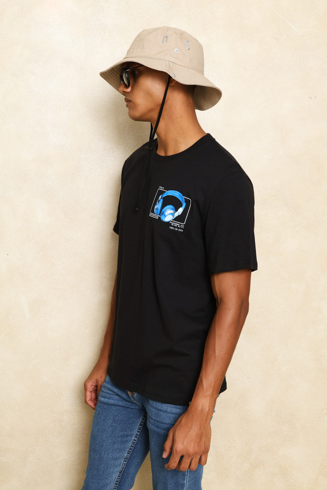 Basic Printed Tee - Black