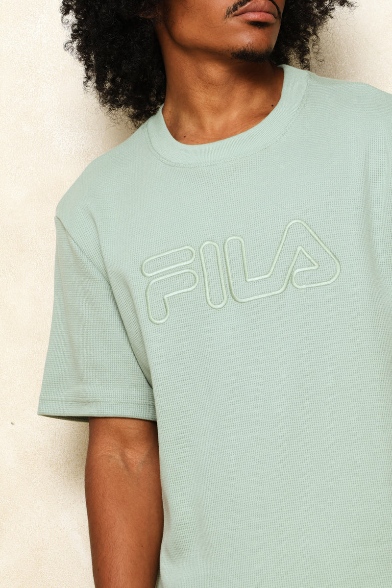 Caleb Waffle T-Shirt - Sage