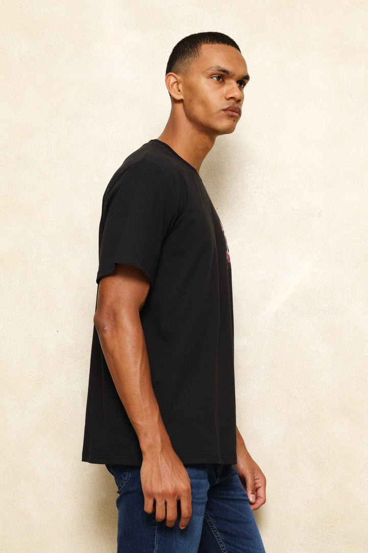Break Rules Teddy Tee - Black