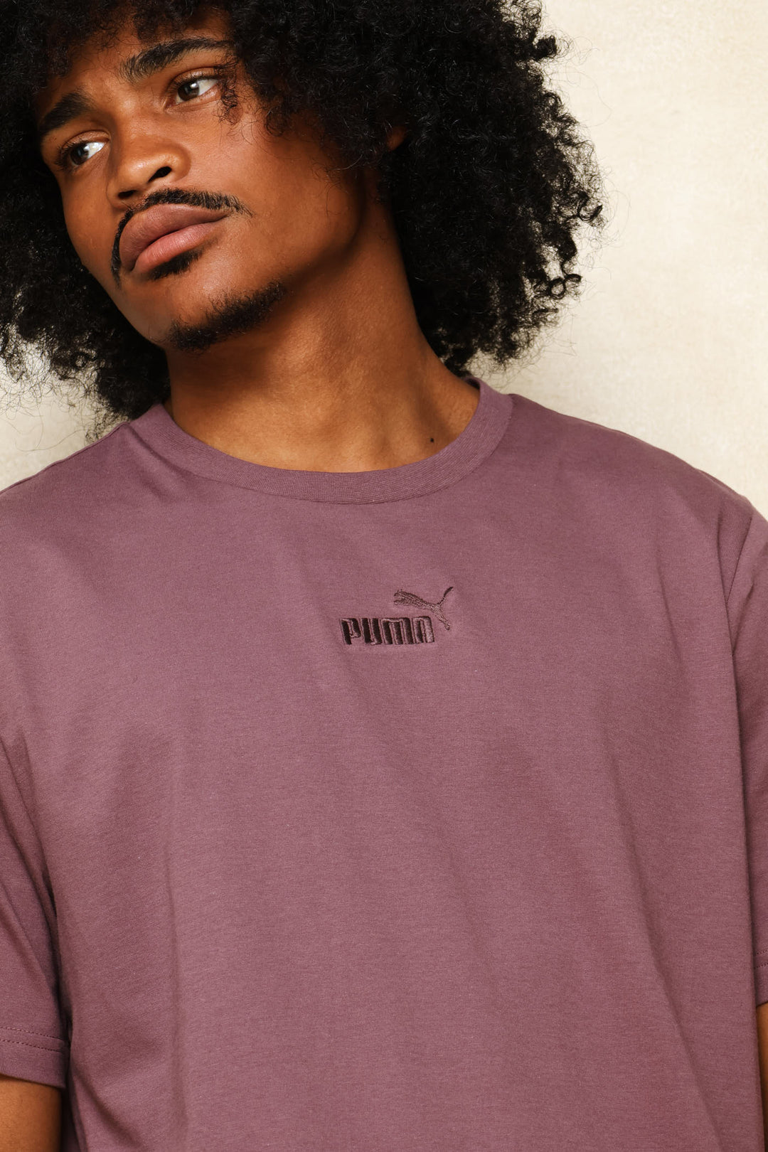Essential Small No.1 Logo Centered Tee - Burgundy
