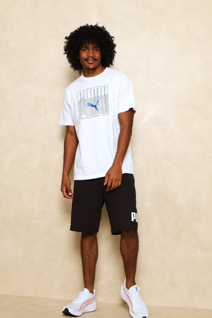 Layered Front Tee - White