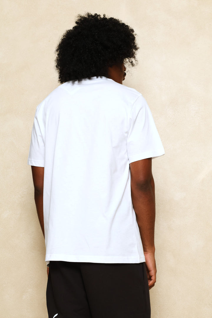 Layered Front Tee - White