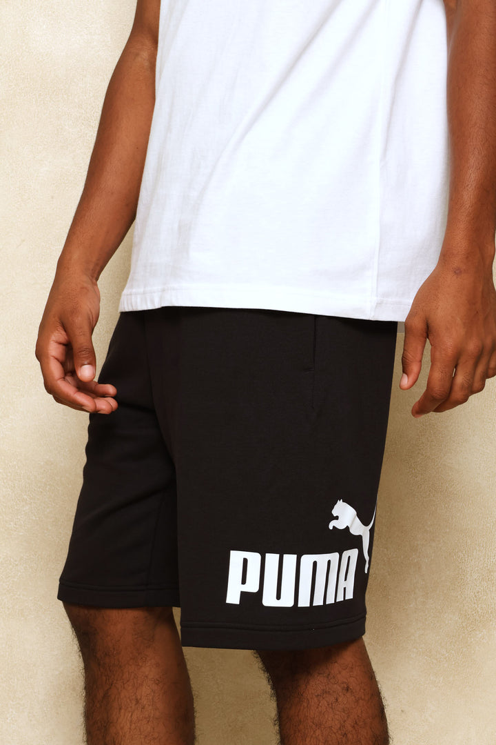 Essential Big No. 1 Logo Shorts - Black