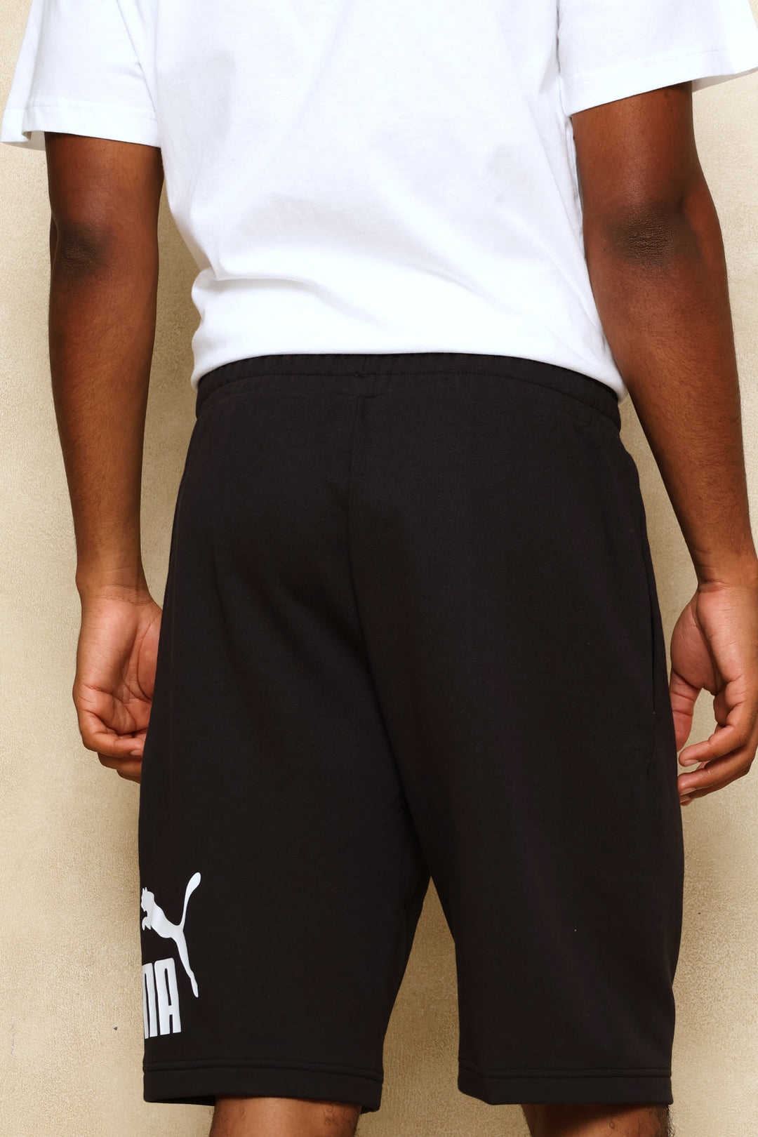 Essential Big No. 1 Logo Shorts - Black
