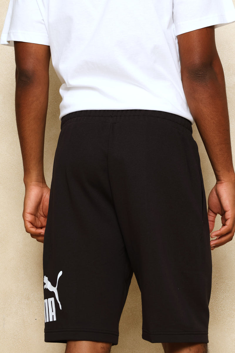 Essential Big No. 1 Logo Shorts - Black