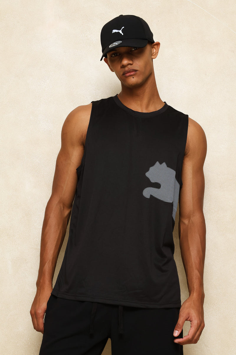 M Tad Big Logo Tank - Black