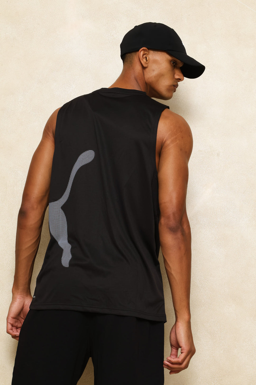 M Tad Big Logo Tank - Black