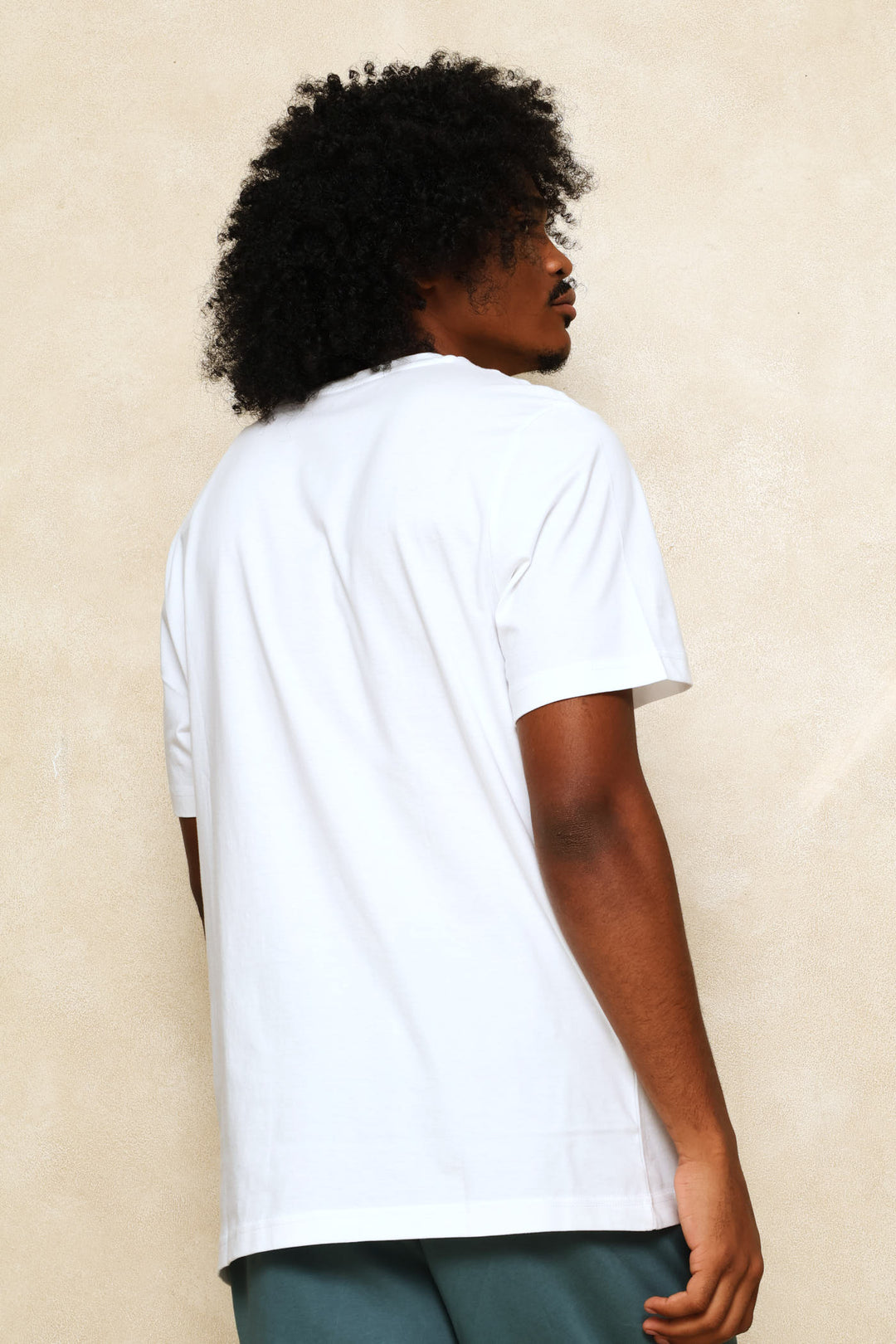 Graphic Circular Tee - White