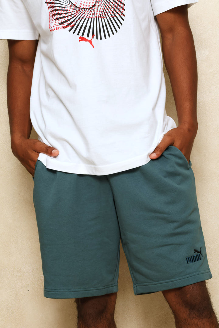 Essential 2 Color No. 1 Logo 10" Shorts - Petrol