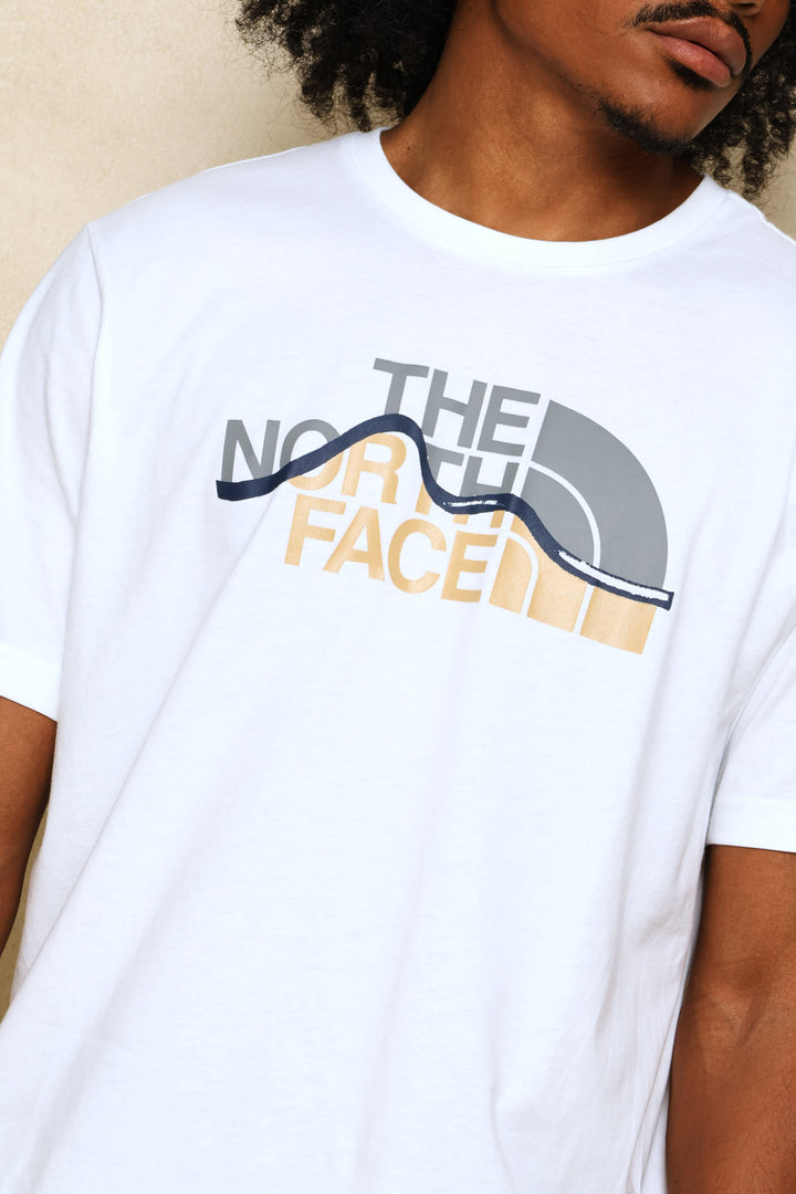 Mountain Line Tee - White