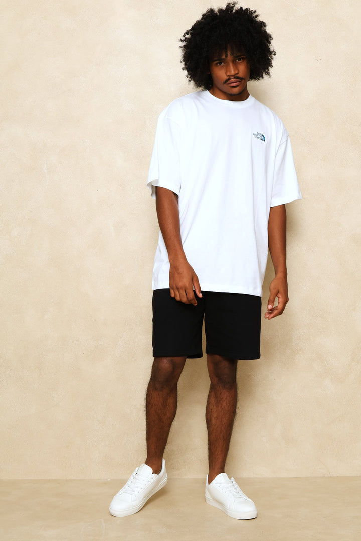 Liquid Box Nse Oversized Grahpic Tee - White