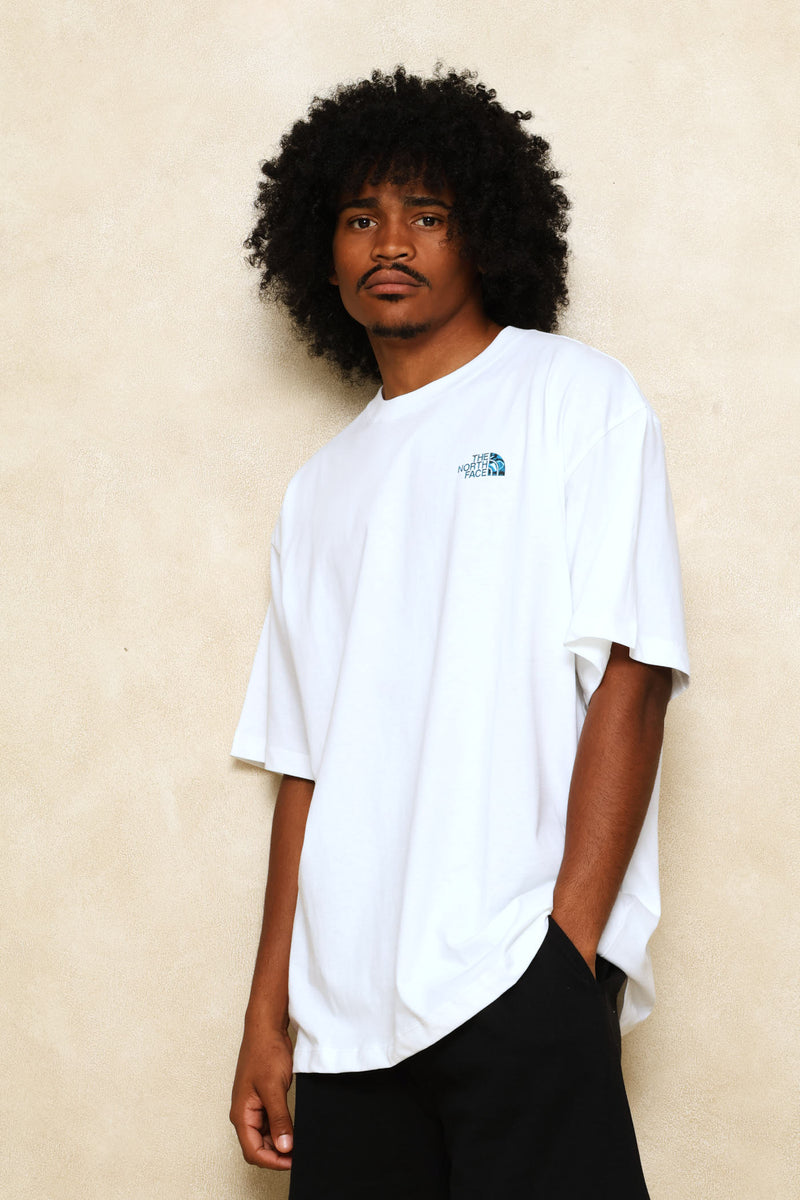 Liquid Box Nse Oversized Grahpic Tee - White