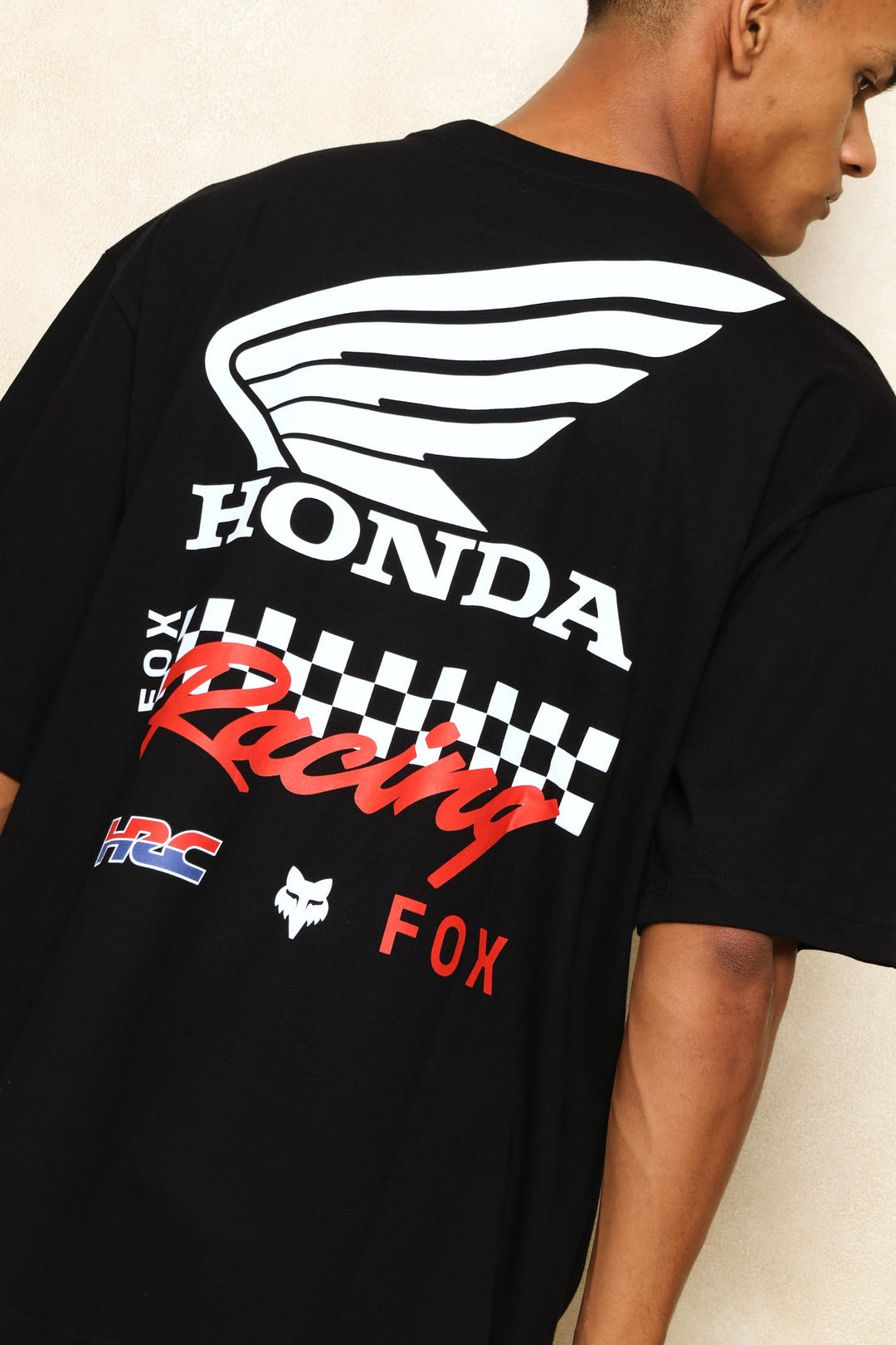 Honda Checker Tee - Black
