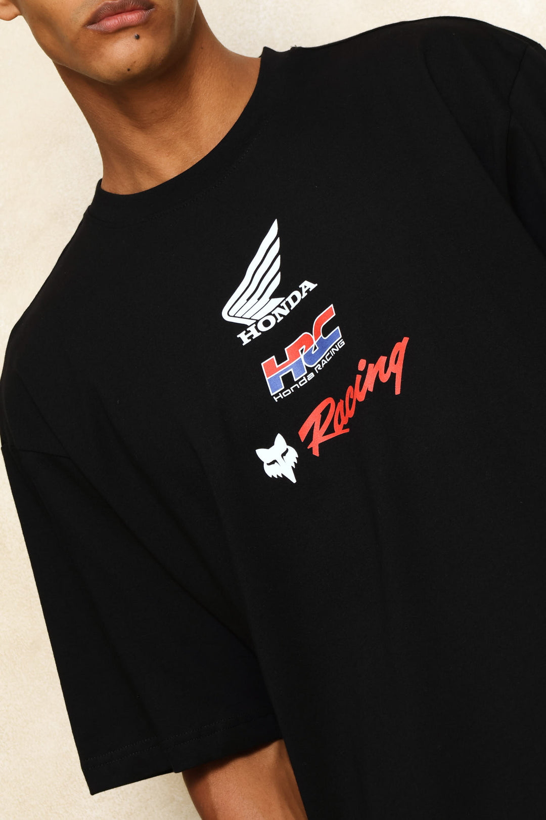Honda Checker Tee - Black