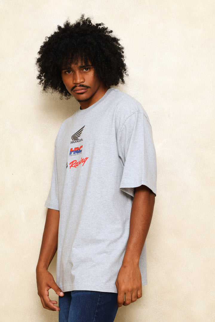 Honda Checker Tee - Grey