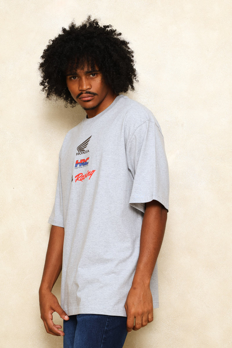 Honda Checker Tee - Grey