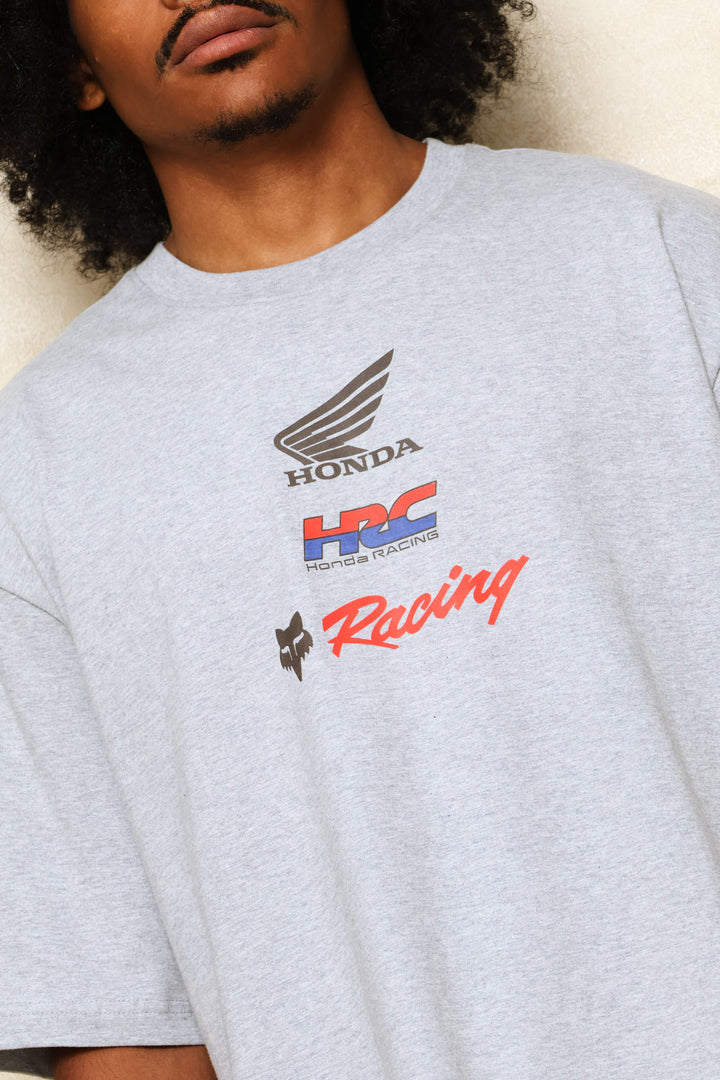 Honda Checker Tee - Grey