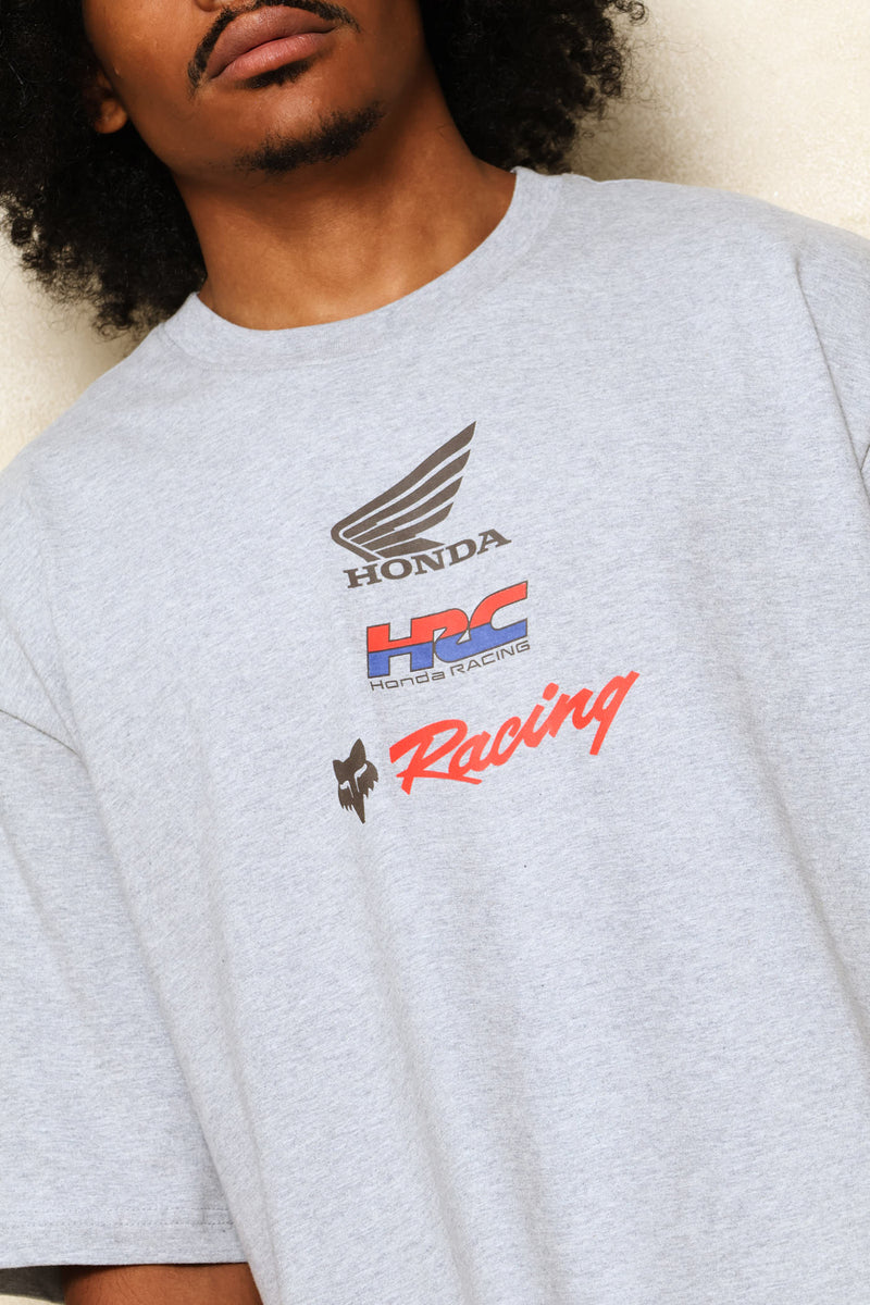 Honda Checker Tee - Grey