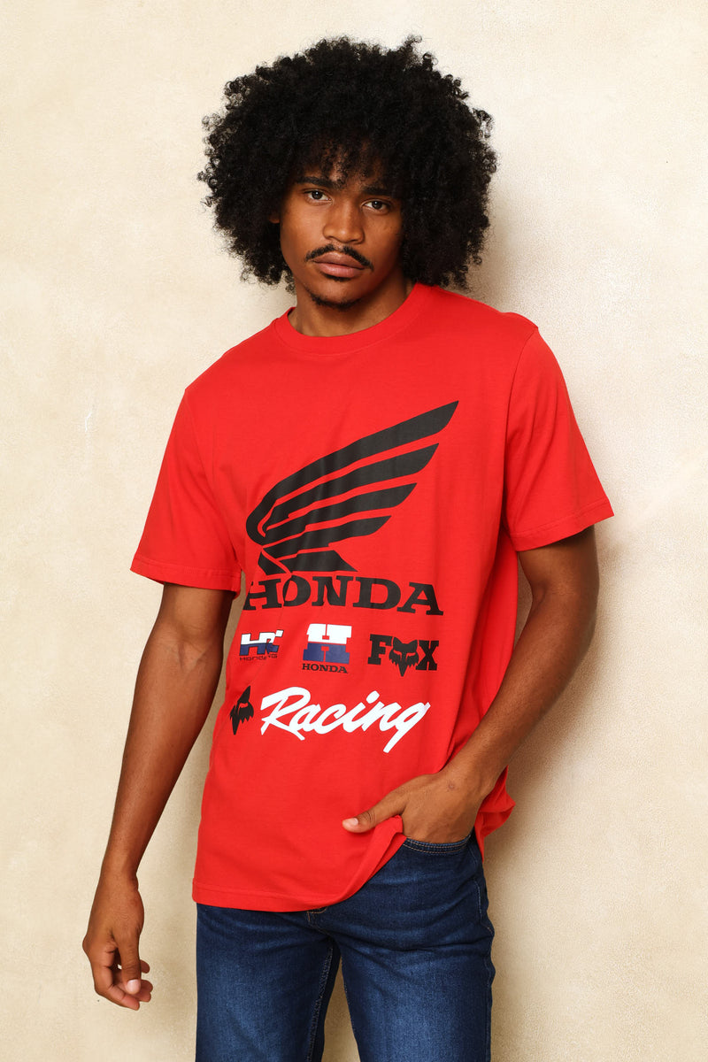 Honda Wings Tee - Red