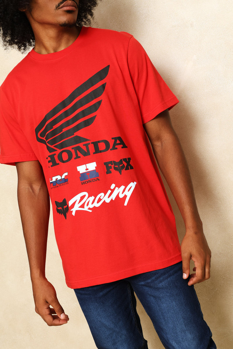 Honda Wings Tee - Red