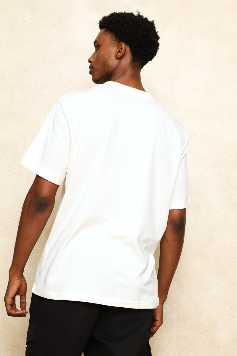 Authentic Print Tee - Ecru